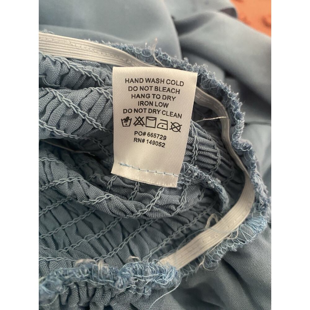 Fashion Nova Count In You Romper Womens XL Blue NEW - Picture 8 of 9